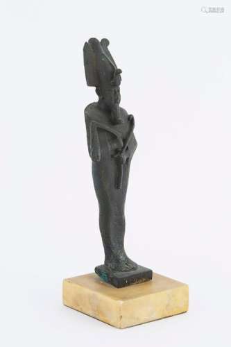 Statuette votive représentant le dieu OSIRIS momif…