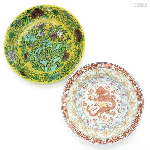 Two Chinese Plates