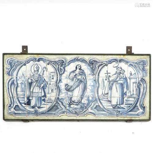 A Tile Tableau Circa 1800