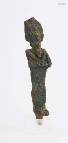 Statuette en bronze représentant le dieu Osiris. H…