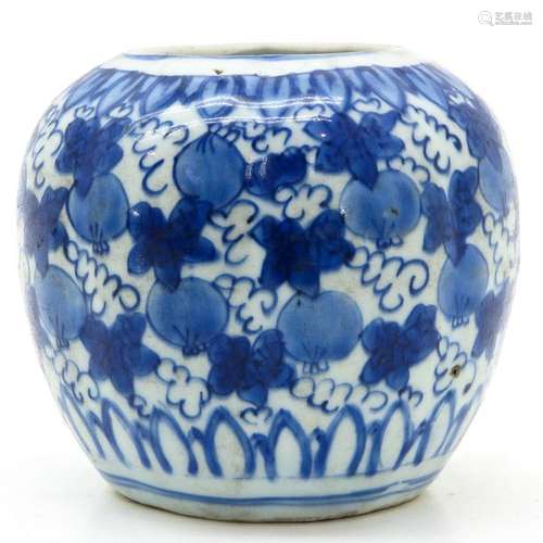 A Chinese Blue and White Ming Vase