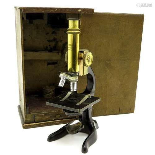 A Leitz Microscope Circa 1900