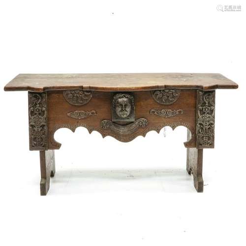 A Dutch 19th Century Bench