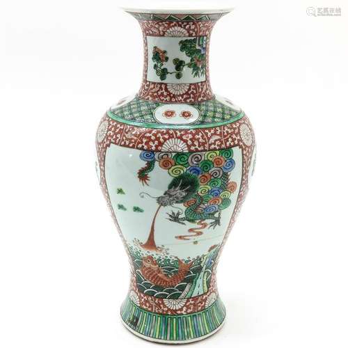 A Famille Verte Vase