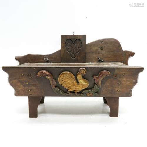 A Dutch 19th Century Bench