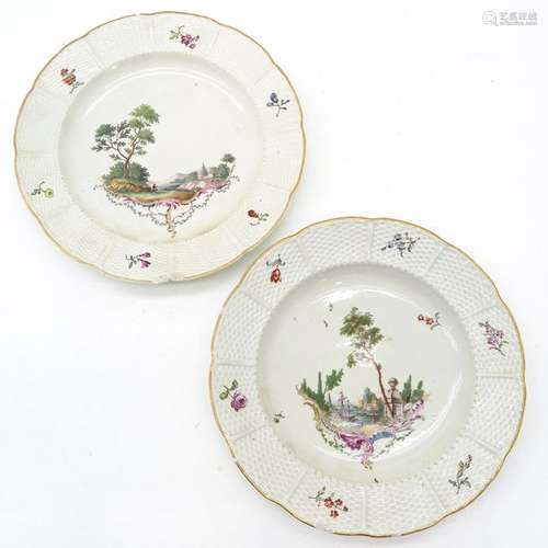 Two Plates Circa 1800