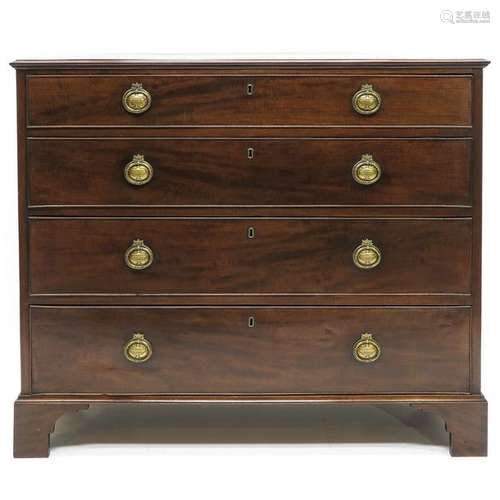 A 19th Century English Mahogany Chest