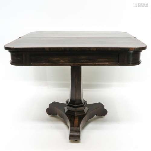 A 19th Century Rosewood Game Table