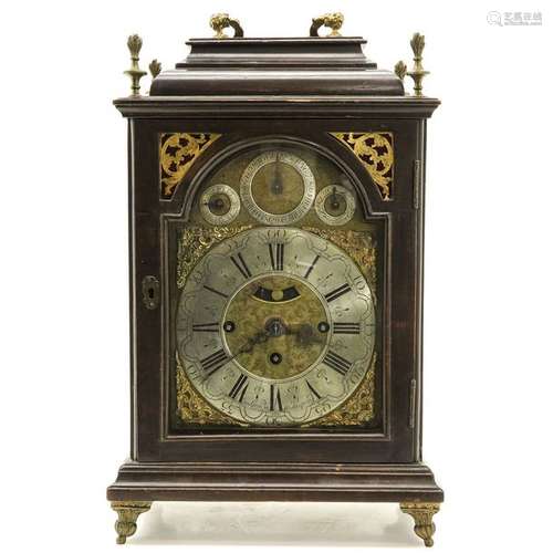 A 19th Century English Table Clock