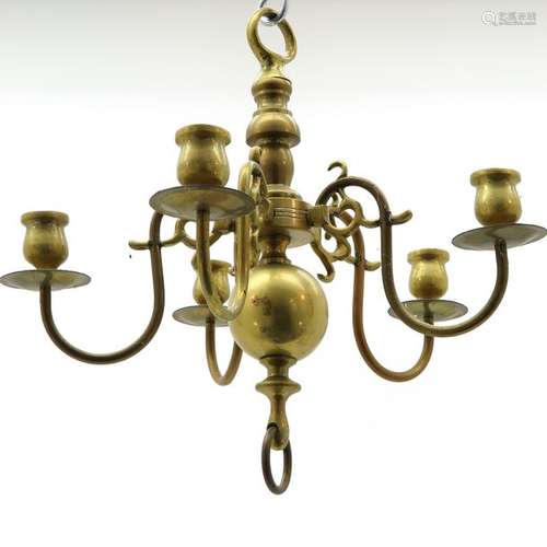 A Copper Chandelier