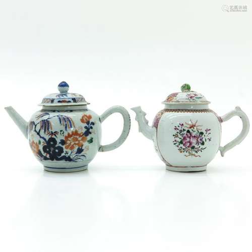 Two Chinese Teapots