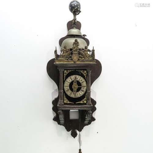 An 18th Century Dutch Hanging Clock