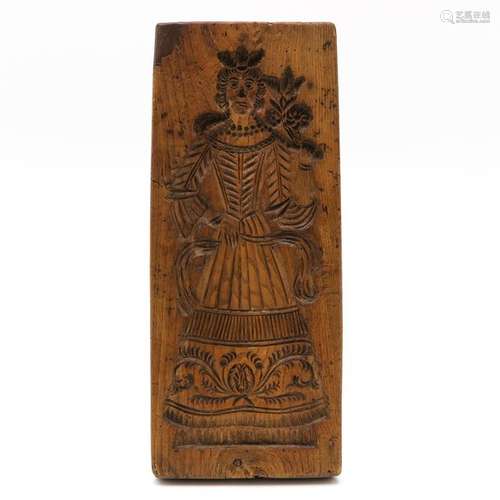 A 19th Century Cookie Board or Speculaasplank