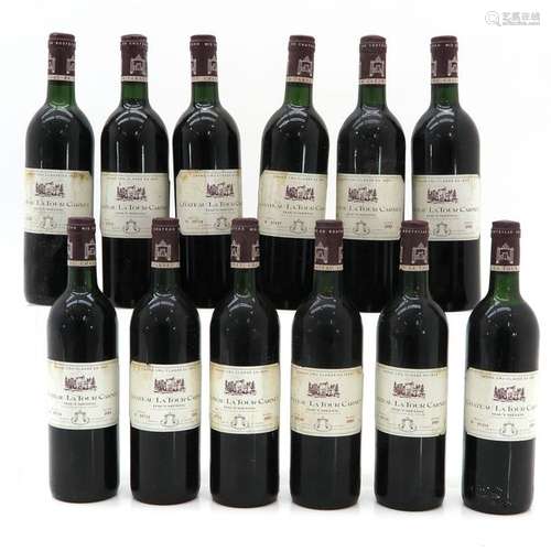 Twelve Bottles of Chateau Carnet