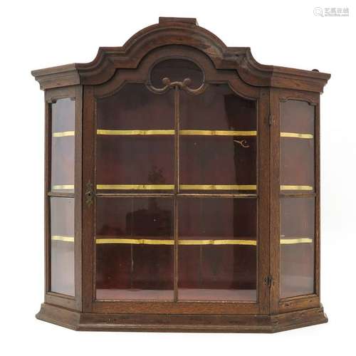 An 18th Century Dutch Hanging Vitrine