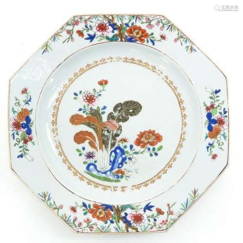 A Chinese Famille Rose Plate