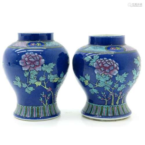 A Pair of Chinese Vases