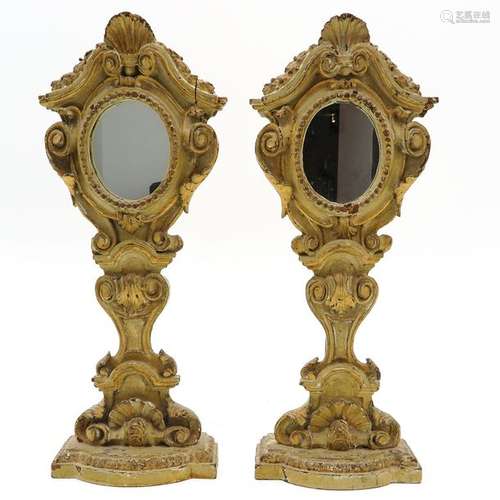 A Pair of 19th Century Mirrors