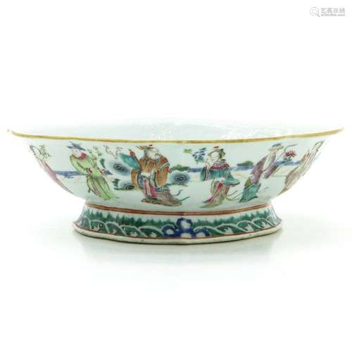 A Chinese Polychrome Decor Altar Dish