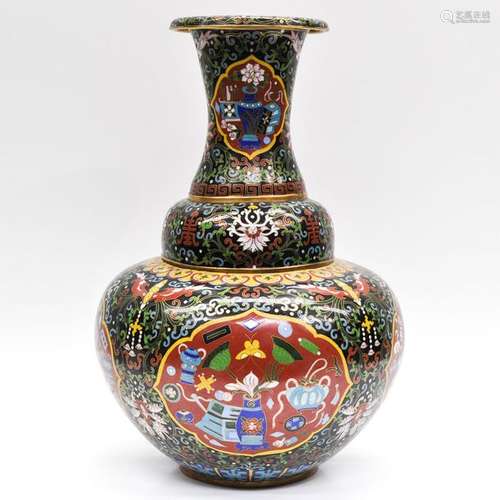 A Chinese Cloisonne Vase