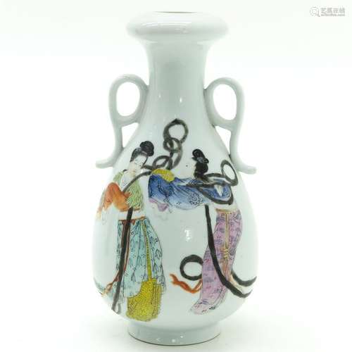 A Famille Rose Vase