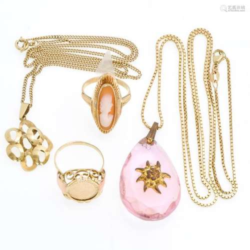 A Diverse Collection of Gold Jewelry