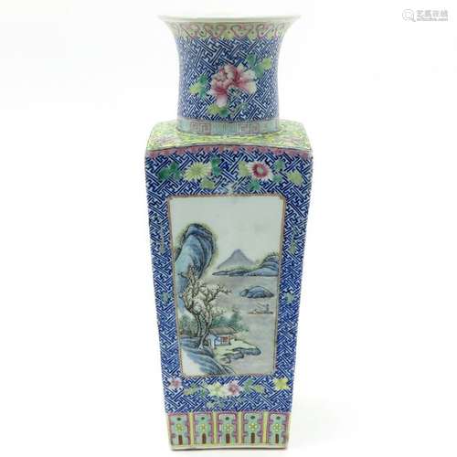 A Chinese Square Vase