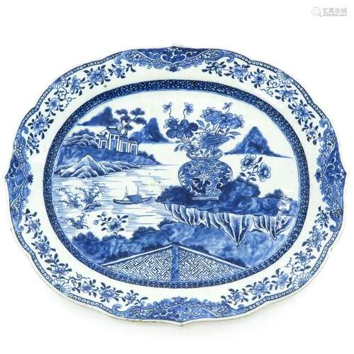 A Chinese Blue and White Platter