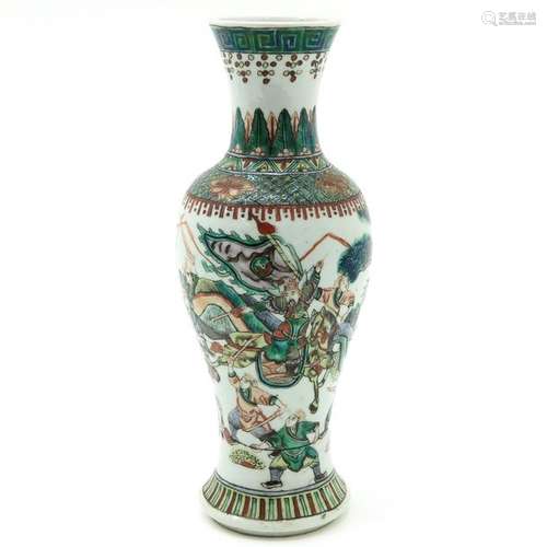 A Famille Verte Vase