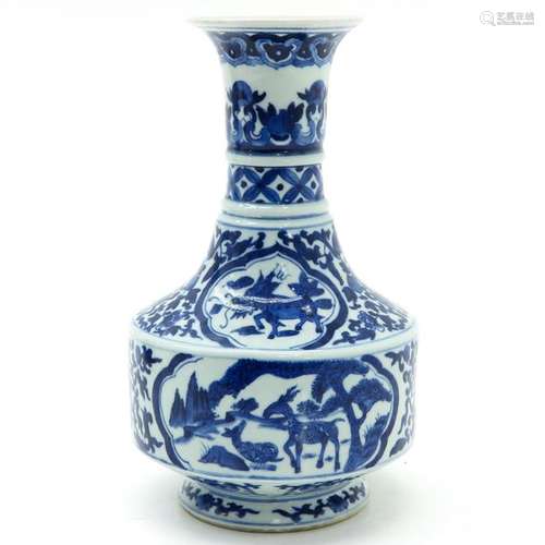 A Chinese Blue and White Vase