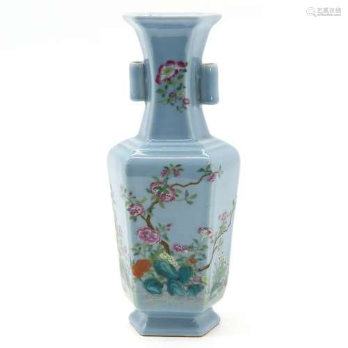 A Chinese Famille Rose Vase