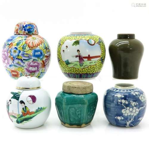 A Collection of Chinese Ginger Jars