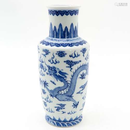 A Chinese Blue and White Vase