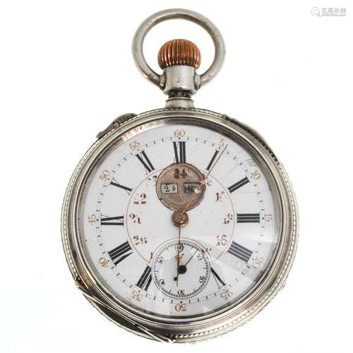 A Silver Brevete Pocket watch