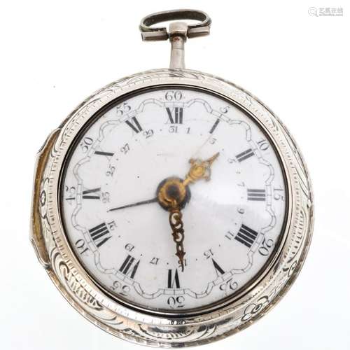 An 18th Century Silver Pocket watch