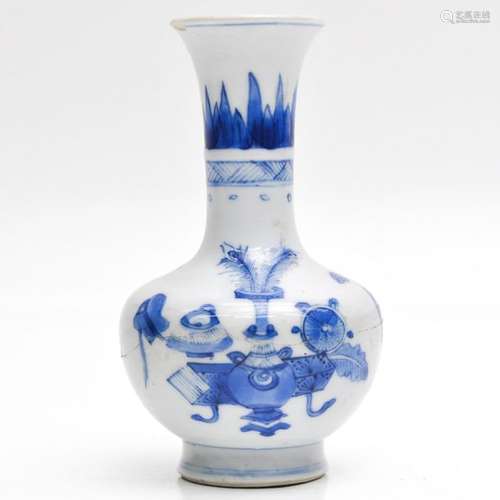 A Chinese Blue and White Vase