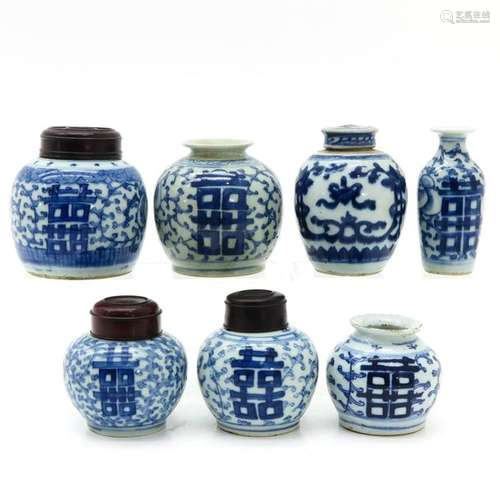 A Collection of Blue and White Porcelain