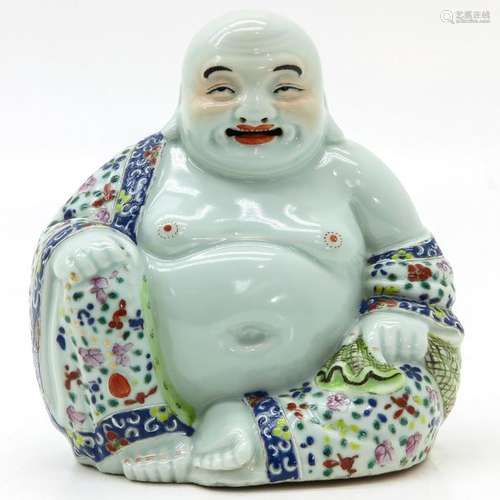 A Polychrome Decor Buddha