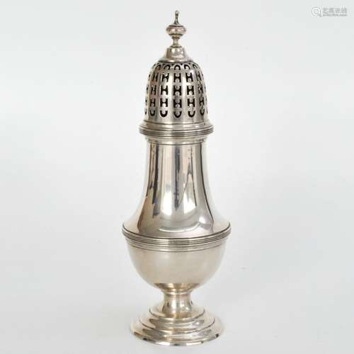 A Dutch Silver Sugar Castor