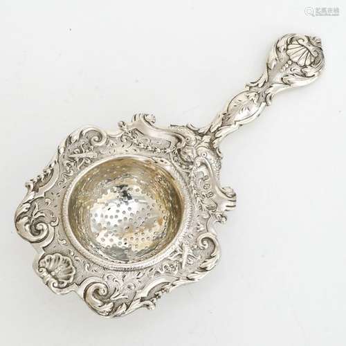 A Silver Tea Strainer