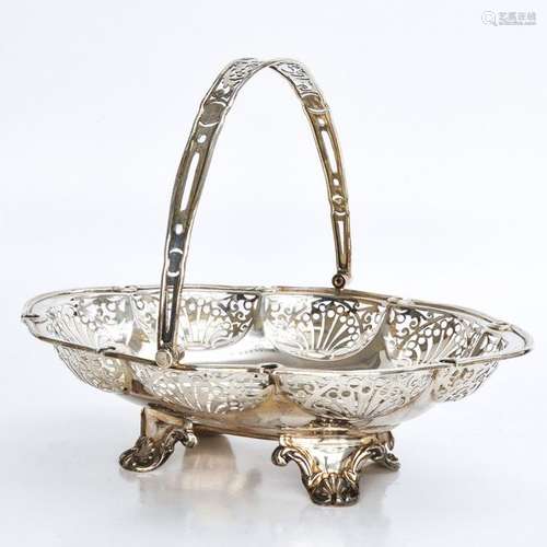 A Sheffield Silver Handle Basket