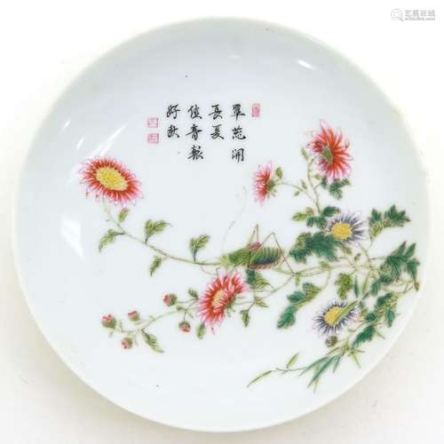 A Chinese Famille Rose Dish