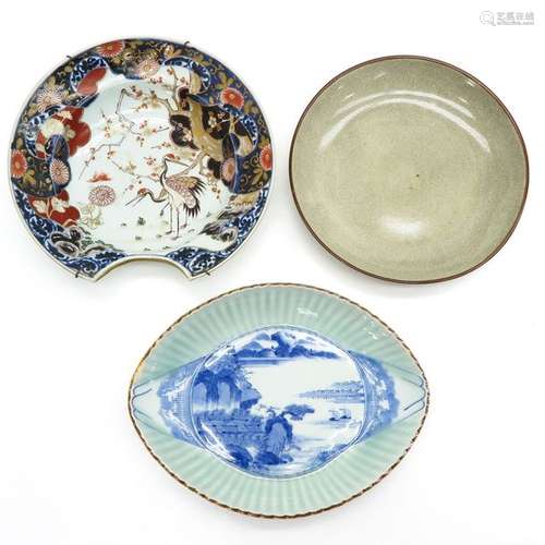 A Collection of Asian Porcelain Items