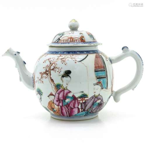 A Polychrome Decor Teapot