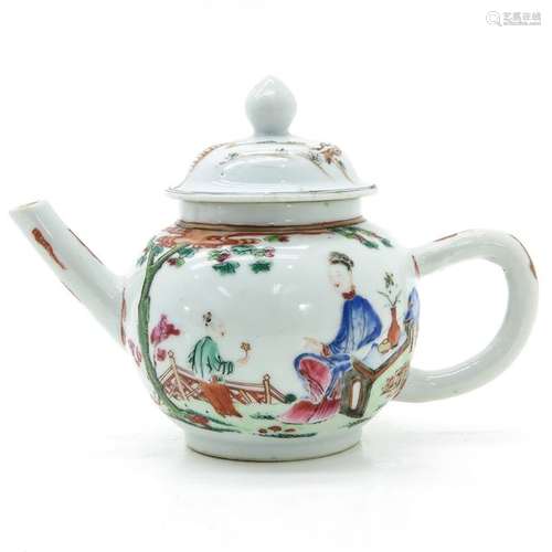 A Chinese Famille Rose Teapot