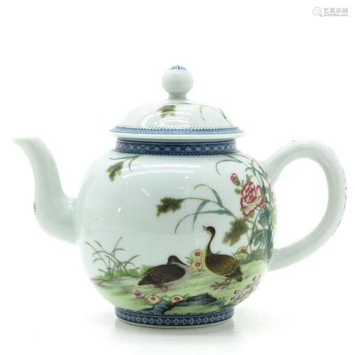 A Polychrome Teapot