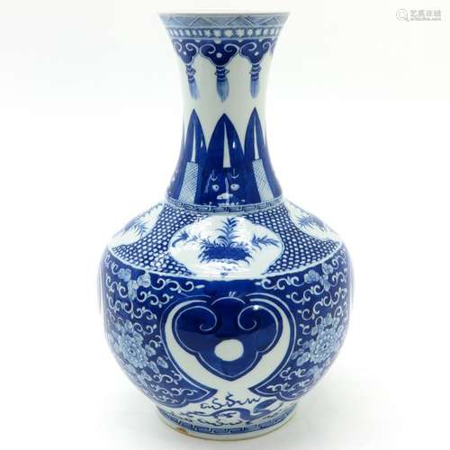 A Chinese Blue and White Vase