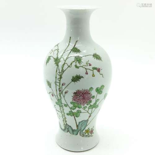 A Chinese Famille Rose Vase