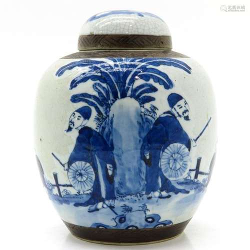 A Chinese Nanking Ginger Jar