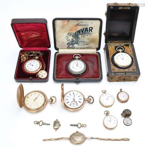 A Diverse Lot of Pocket Watches and Accessories